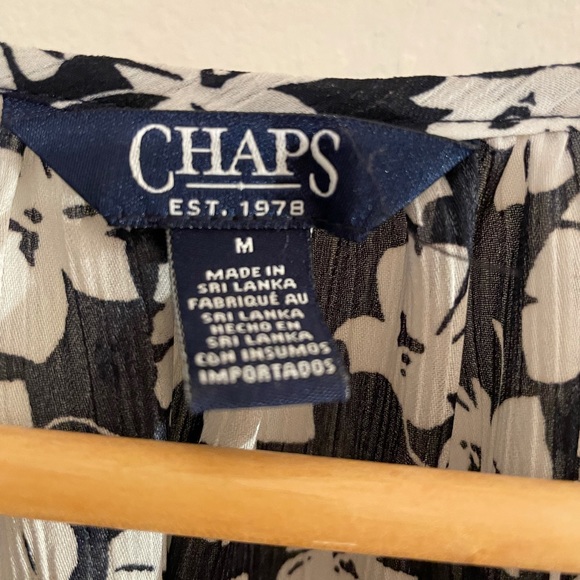 Chaps sM Georgette blouse. - Picture 4 of 7